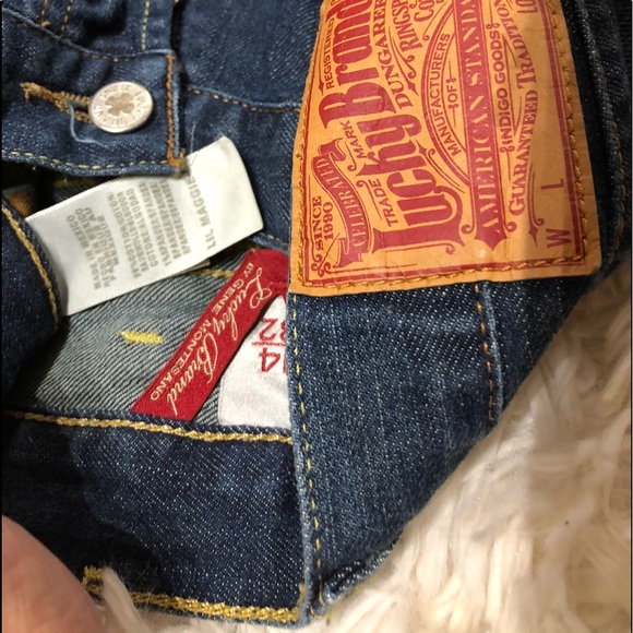 Lucky brand dungarees American standard jeans 14 X 32. NWOT Spring cleaning!! - Picture 6 of 15